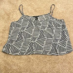 Forever 21 - Grey and Black Women’s Tank Top
